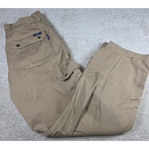 Lapco FR Cargo Pants Mens 32x32 Khaki Tan Relaxed Fit Workwear Utility Comfort